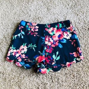 Love Tree- floral shorts